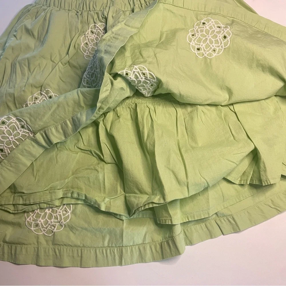 The Children’s Place Girls 10 Spring Green Lined Skirt PRELOVED